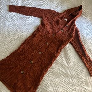 Anthropologie Long Knit Cardigan S